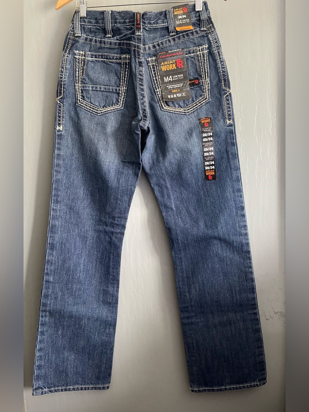 NWT Ariat FR M4 Low Rise Boot Cut Work Jeans Flame Resistant Men’s 29x34